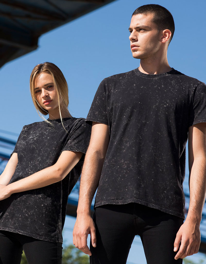SF203_WASHEDBLACK_20_01_RP Unisex Washed Band T Skinnifit SF203