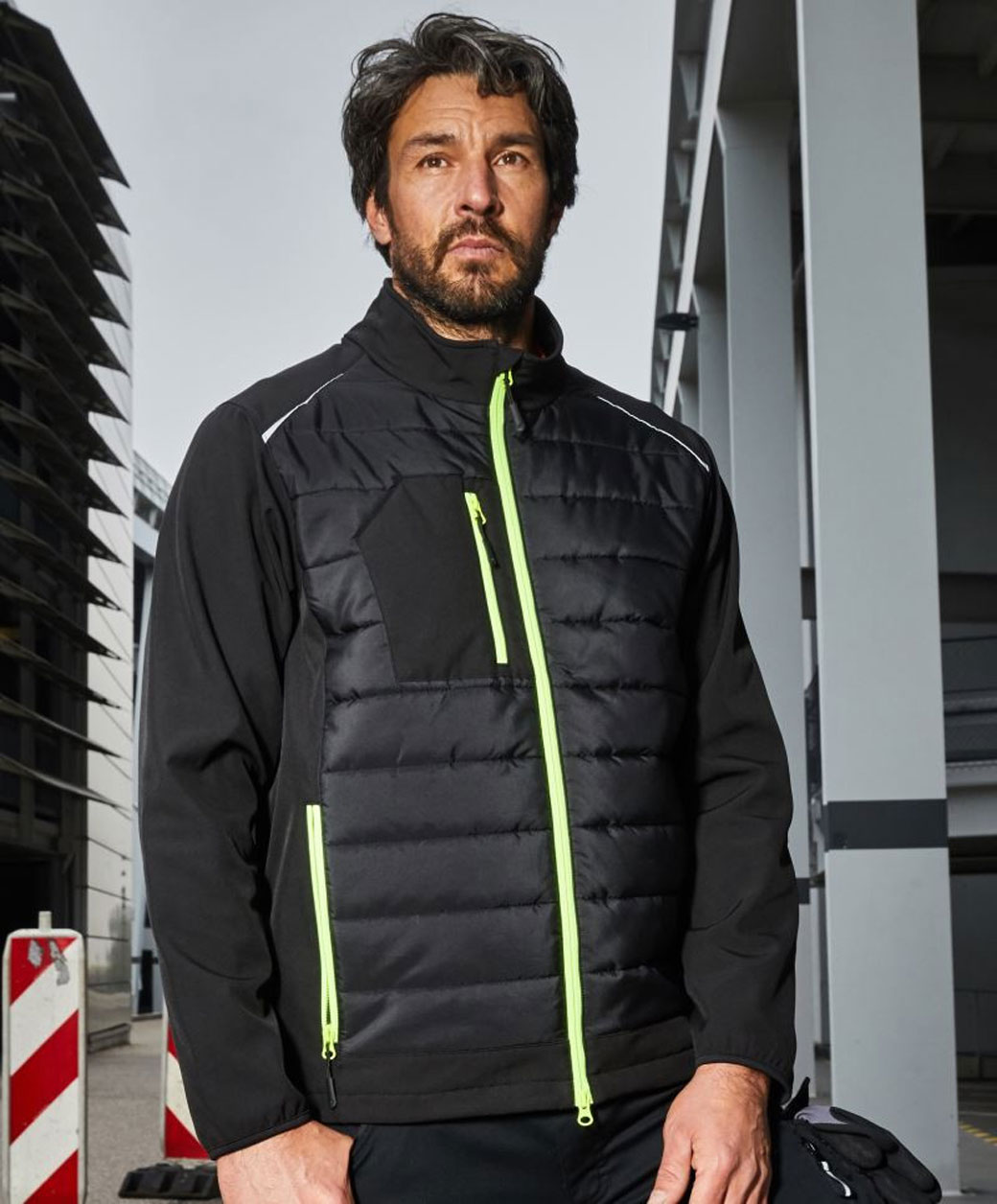 JN1820-foto Men's Hybrid Jacket James&Nicholson JN1820