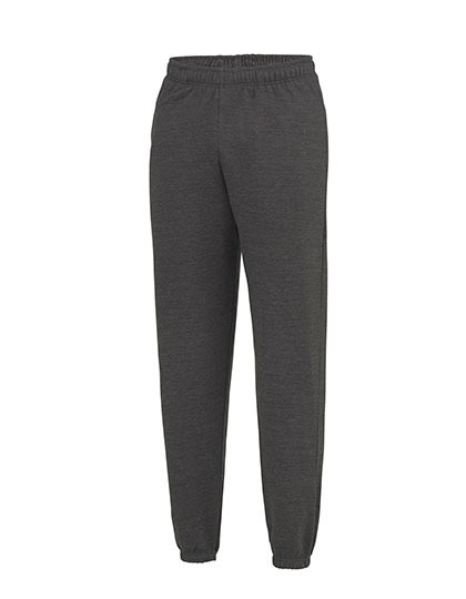 JH072-charcoalheather College Cuffed Jogpants AWDis JH072
