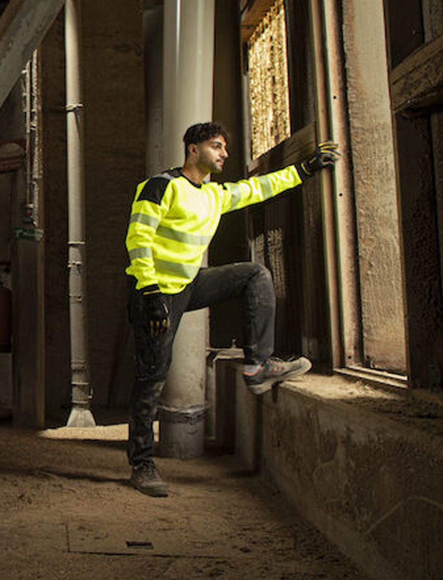 ProJob Sweatshirt EN ISO 20471 Klasse 3/2 6108 ProJob Sweatshirt EN ISO 20471 Klasse 3/2 6108