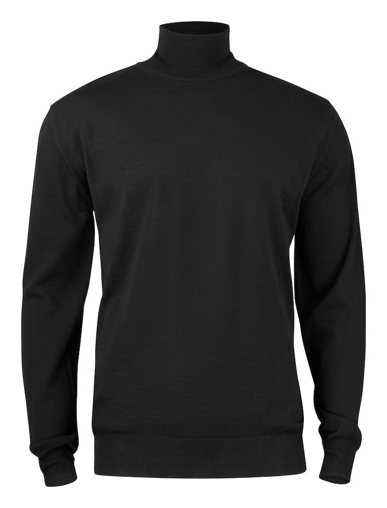 Kennewick-turtleneck-men-black black