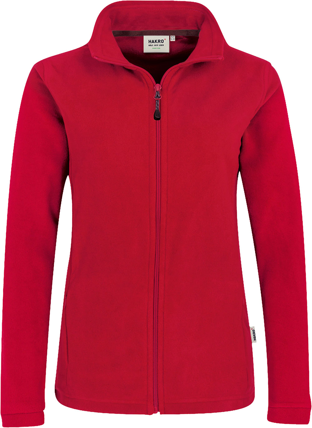 0240-02-rot0fMtMcbbSusEE HAKRO Damen Fleecejacke Delta 0240-rot