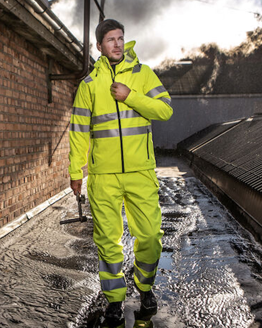 ProJob 6550 Wind- und wasserdichte Regenhose EN ISO 20471 Klasse 2 ProJob 6550 Wind- und wasserdichte Regenhose EN ISO 20471 Klasse 2