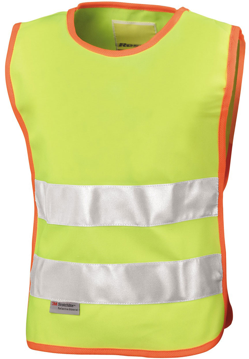 R212j_Yellow Junior High Vis Tabard SafeGuard RT212J