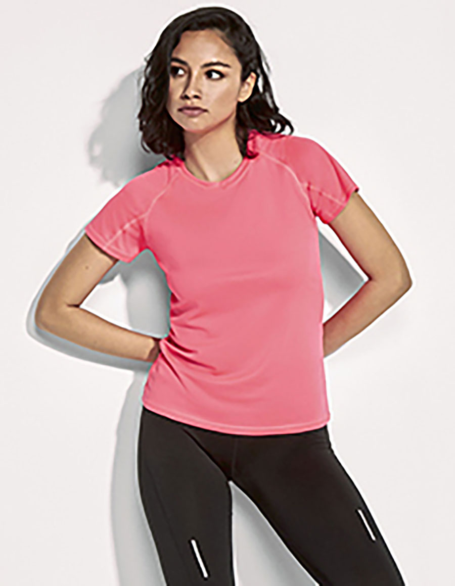 Bahrain Woman T-Shirt Roly Sport RY0408 Bahrain Woman T-Shirt Roly Sport RY0408