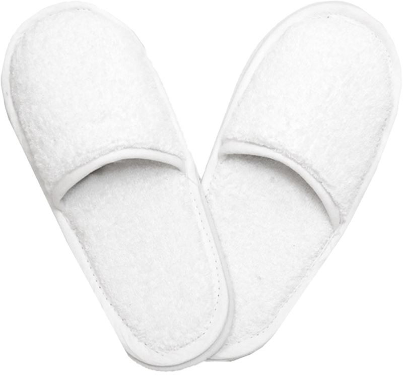 Slippers-white-white Frottee Schuhe The One Towelling 1026