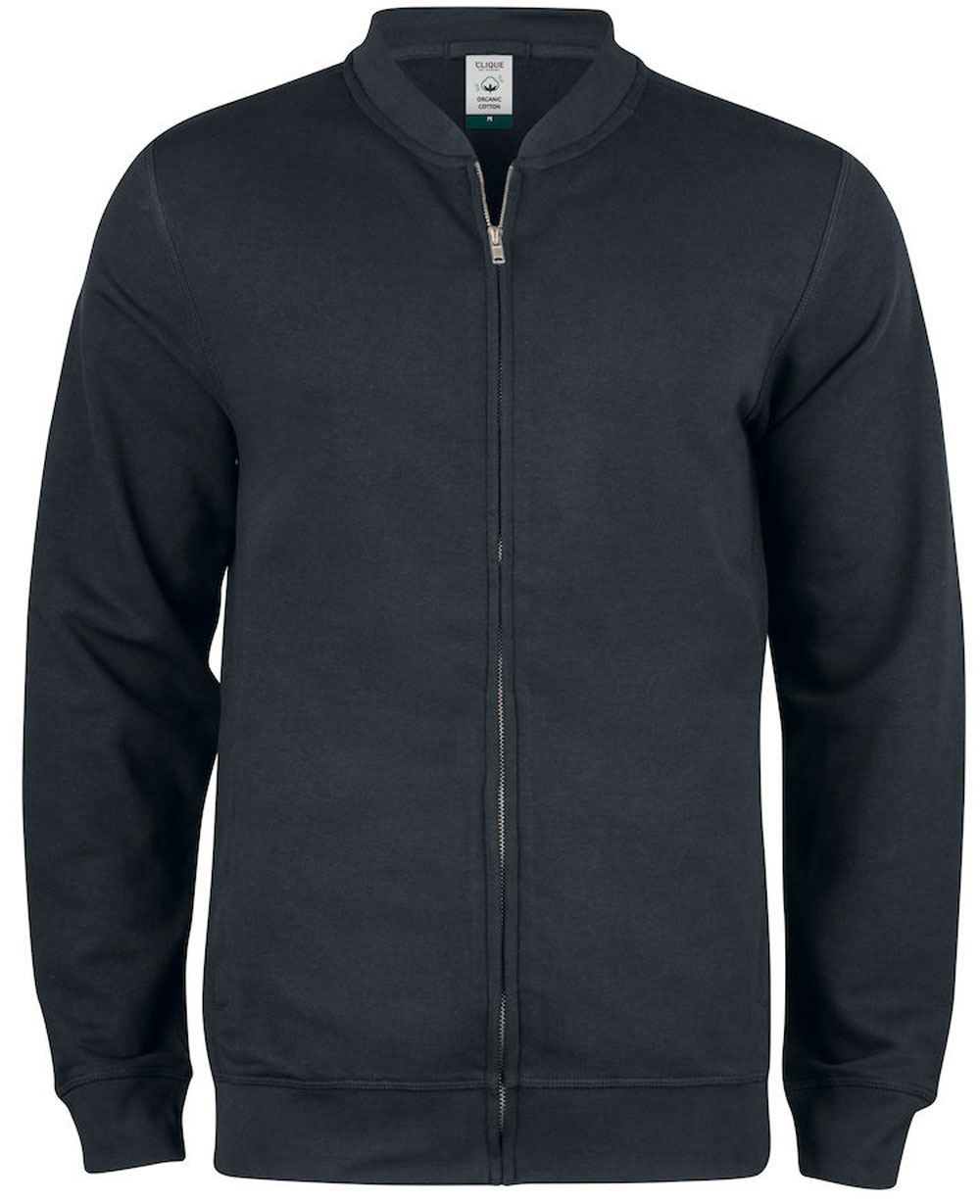 021006-schwarz Clique OC Cardigan 021006 Organic Cotton