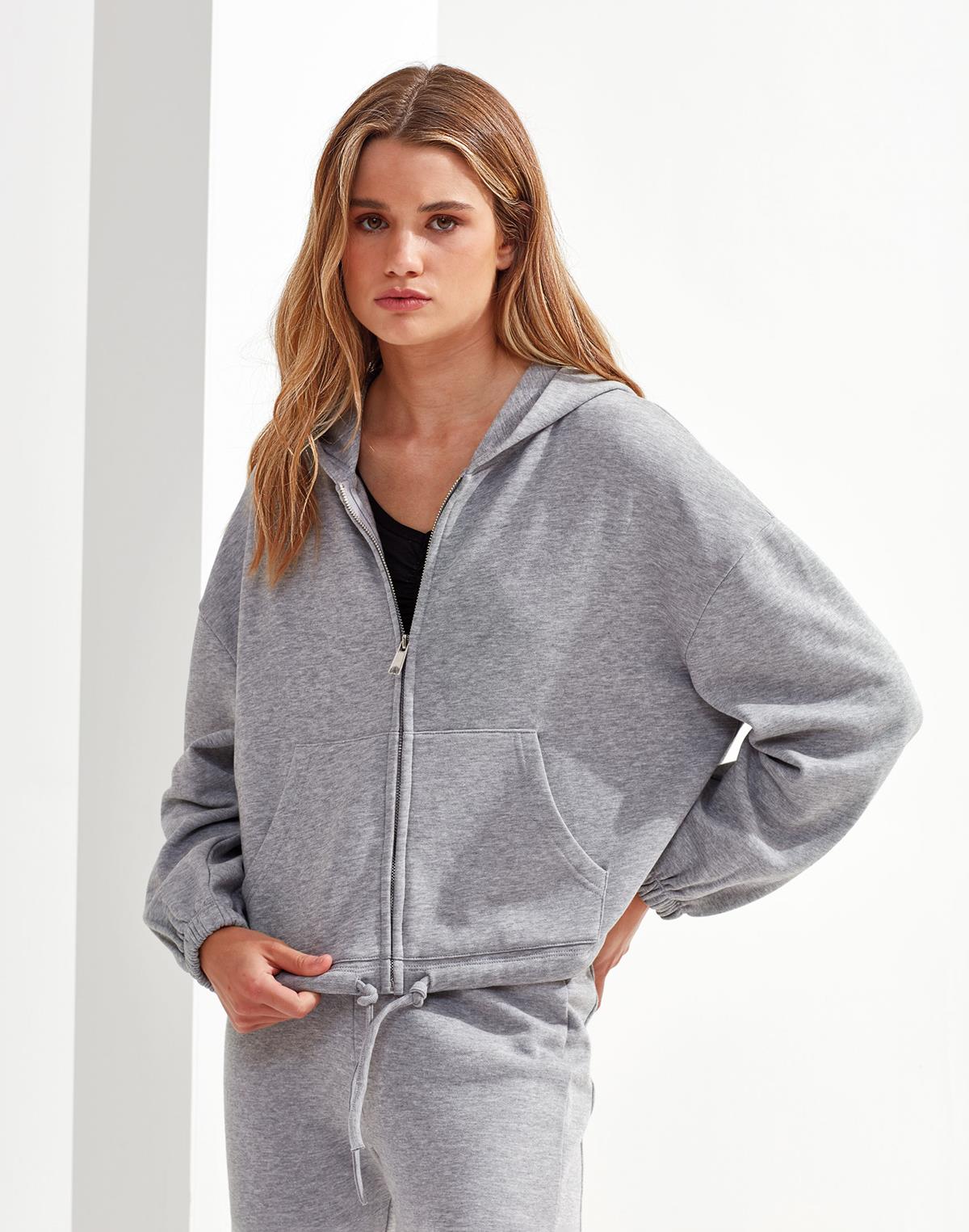 Women´s Recycled Drawstring Full-Zip Hoodie TriDri® TR601
