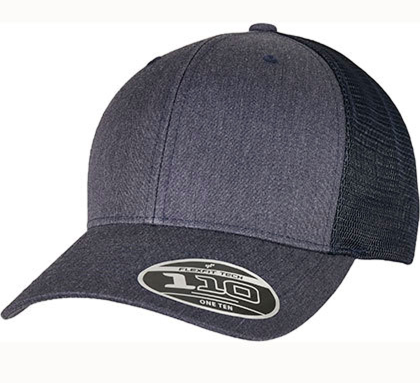 2063930 110 Flexfit Melange Trucker Cap Flexfit FX110PT