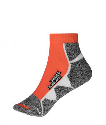 JN214-brightorange Sport Sneaker Socks JN214