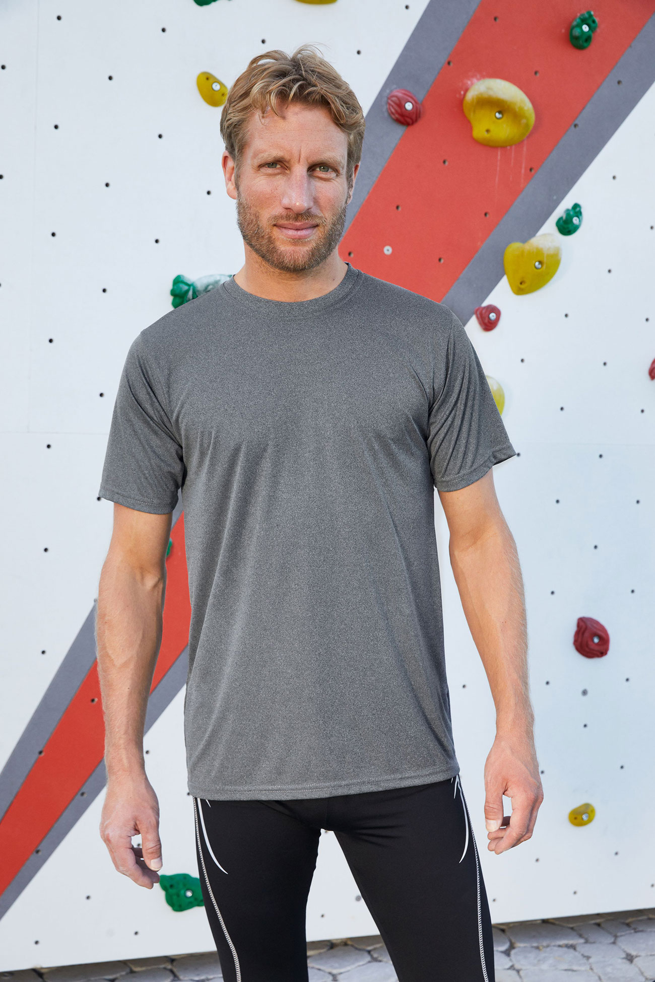 JN358-darkmelange-DET Men's Active-T JN358