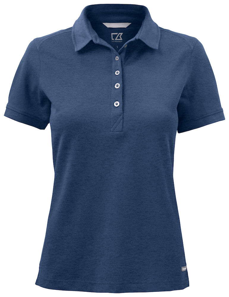 Advantage-polo-ladies-cobolt-melange cobolt melange