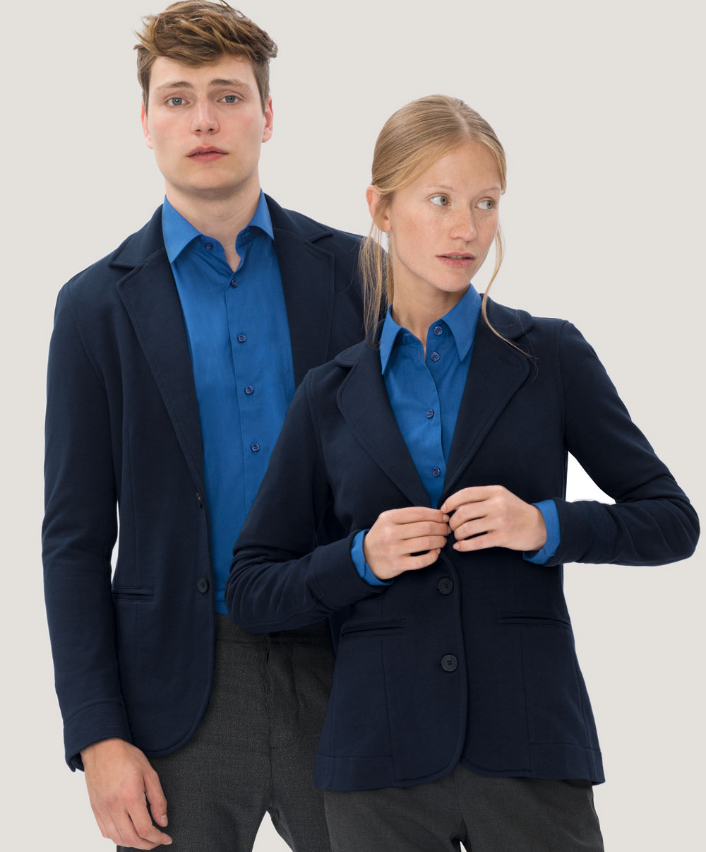 0660-0260-couple Hakro Women Sweatblazer 0260