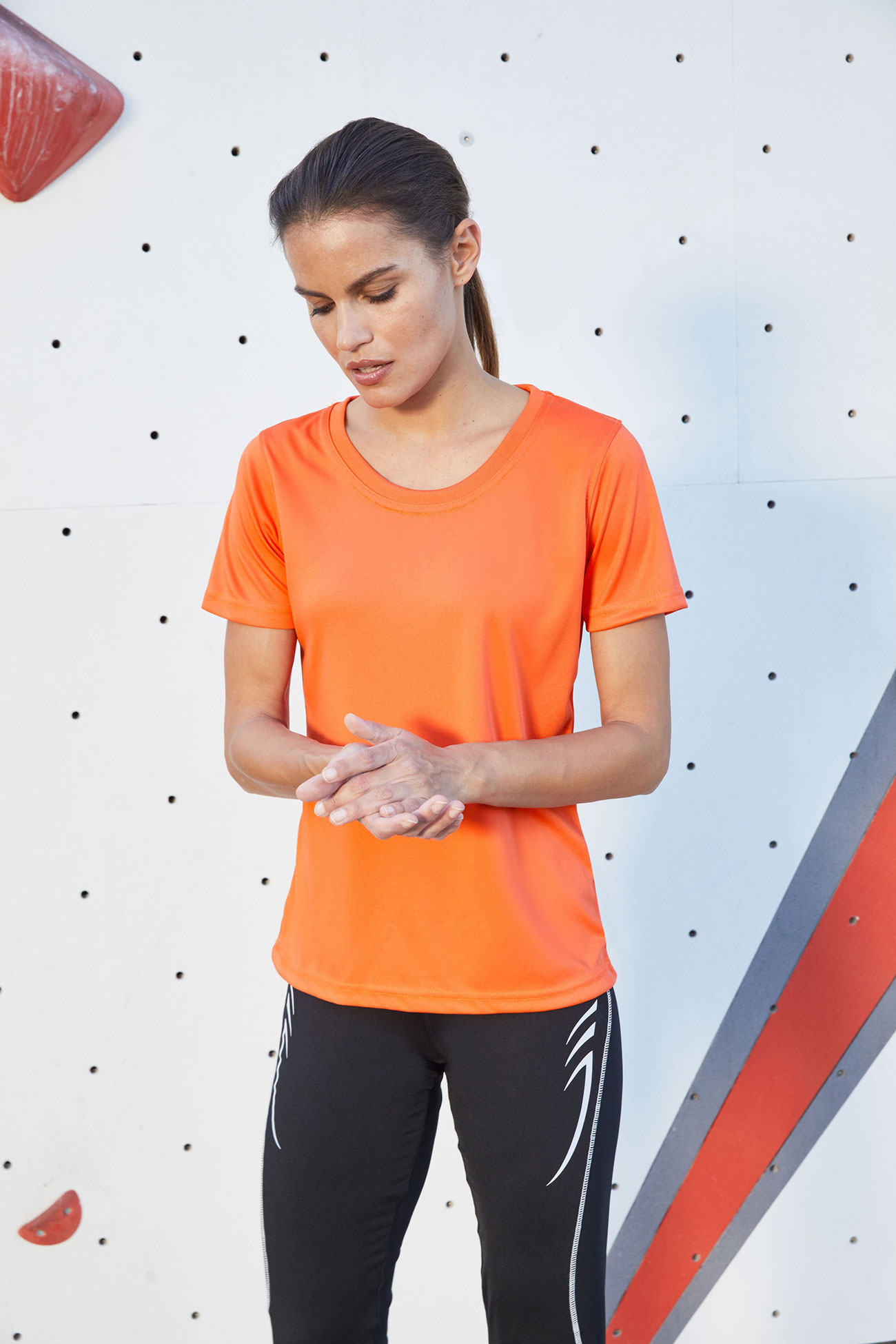 JN357-orange-DET Ladies' Active-T JN357