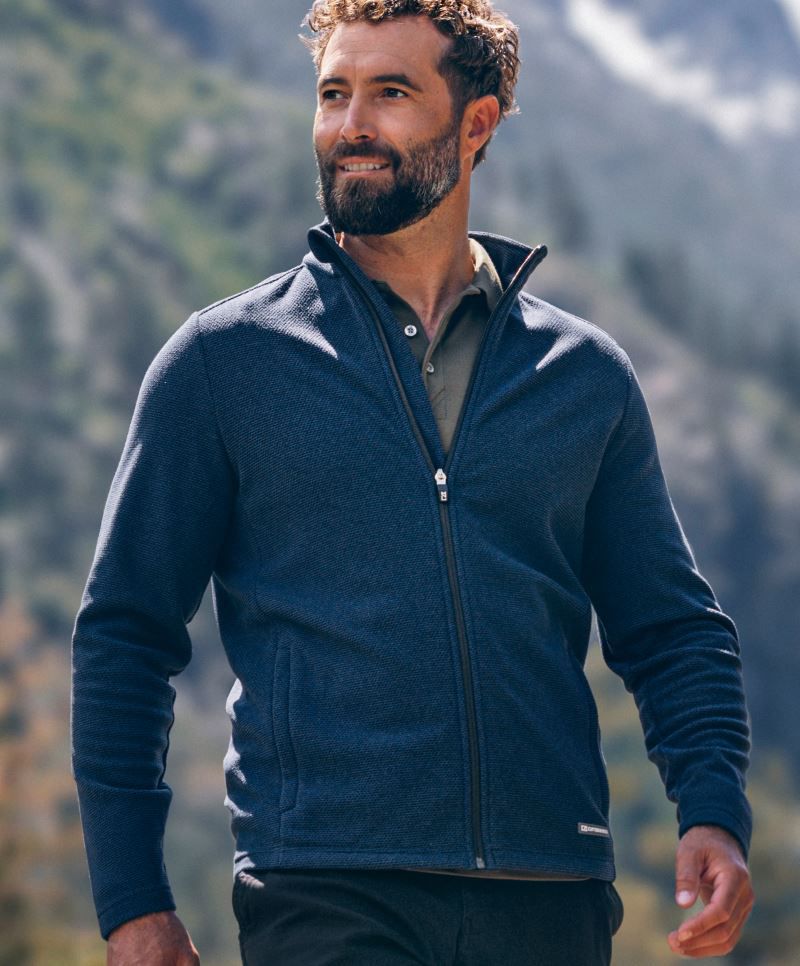 Hunts Fleece Jacket Men Cutter & Buck 358432 Hunts Fleece Jacket Men Cutter & Buck 358432