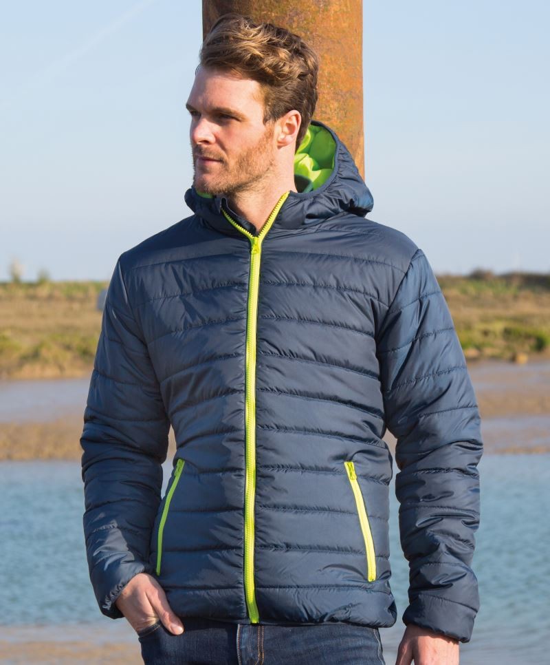 R233M-foto Kapuzen Steppjacke Result R233M