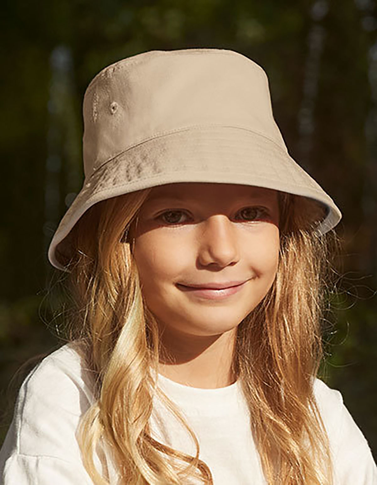 CB90NB-DET Junior Organic Cotton Bucket Hat Beechfield CB90NB