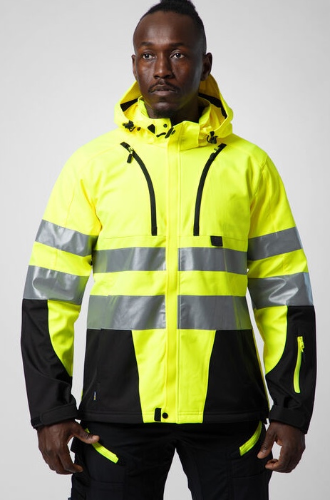 ProJob 6419 Funktionelle Softshell-Jacke EN ISO 20471 Klasse 3