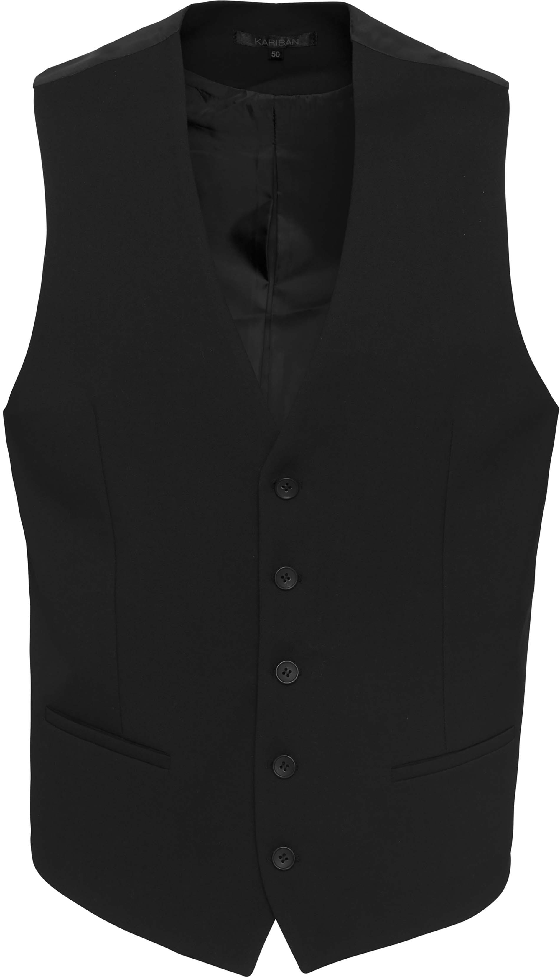 K501-front Men's Waistcoat Kariban K501