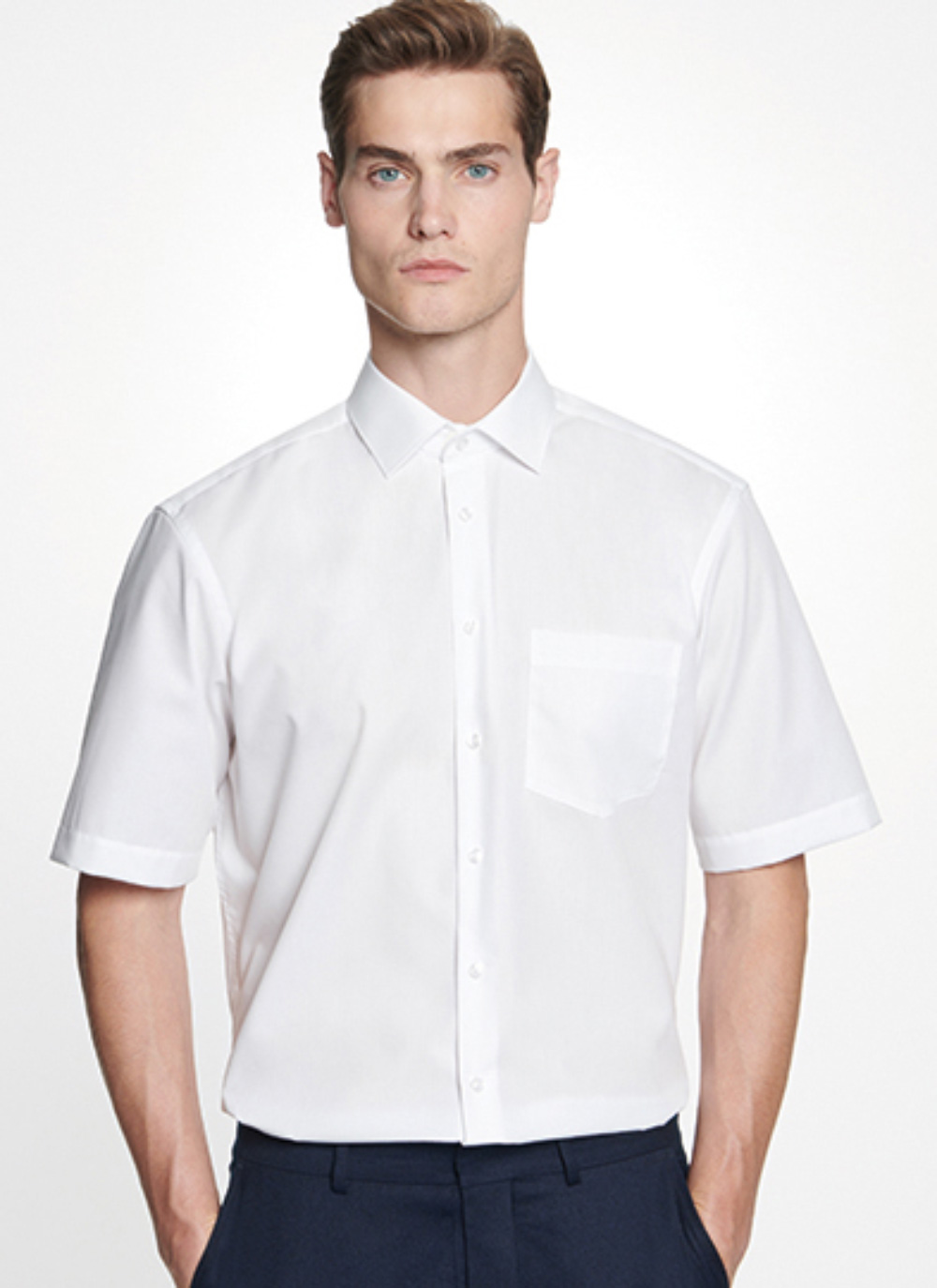 SN003001-Model1 Seidensticker Splendesto Shirt 3001/1001