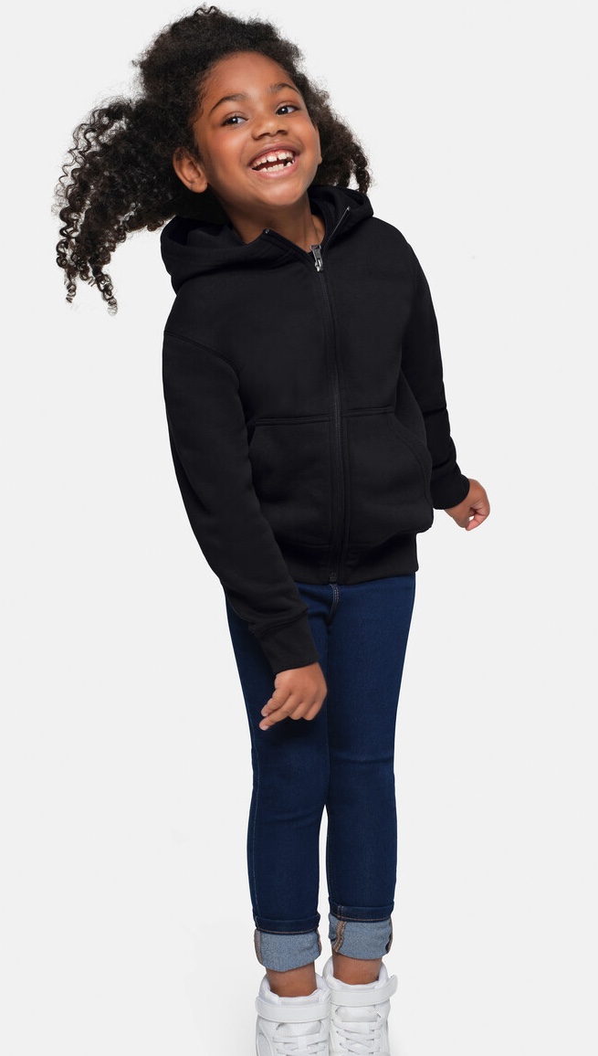 HAKRO Kinder Kapuzen-Sweatjacke Bio-Baumwolle 565 HAKRO Kinder Kapuzen-Sweatjacke Bio-Baumwolle 565