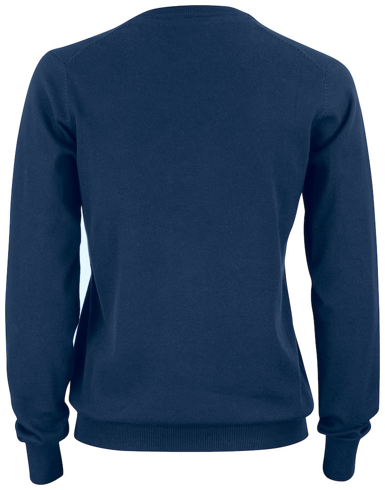 Oakville-crewneck-ladies-back dark navy