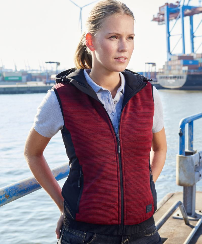 JN1847-foto JN1847 Ladies' Padded Hybrid Gilet James&Nicholson