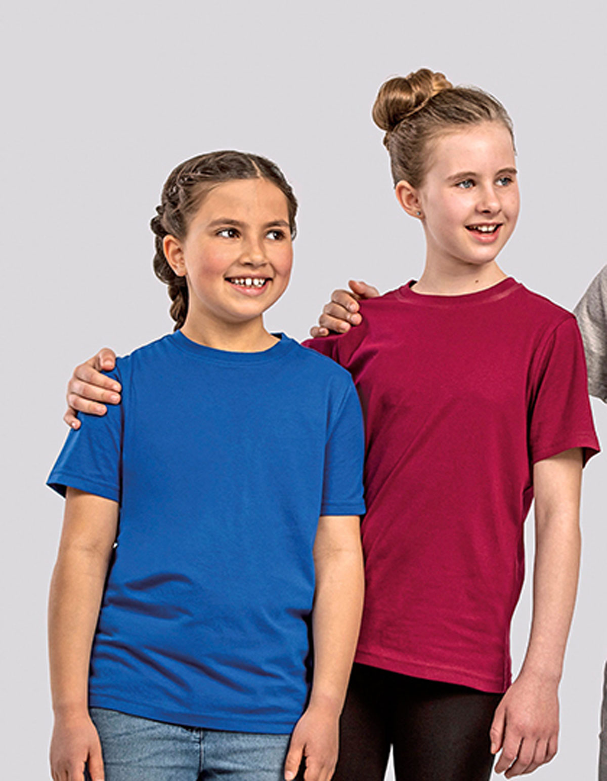 HRM2001-DET Kids´ Organic Luxury Roundneck Tees HRM 2001