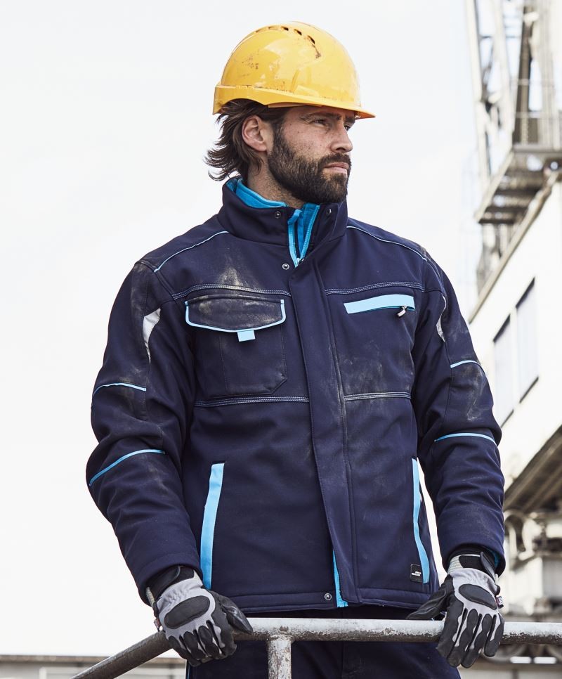 JN853-DET1 Workwear Softshell Padded Jacket Color James&Nicholson JN853