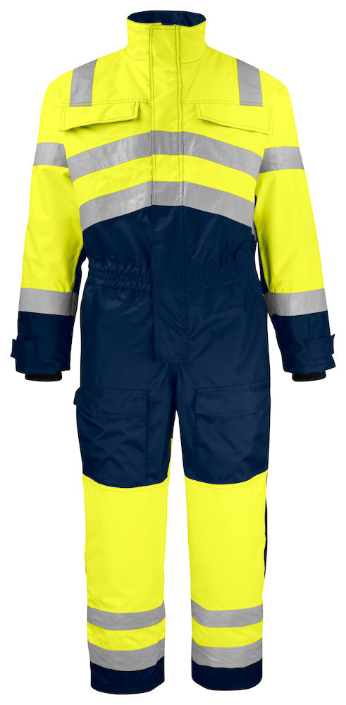 6202-Overall ProJob 6202 Gefütterter Overall EN ISO 20471 Klasse 3 Moderner Schnitt