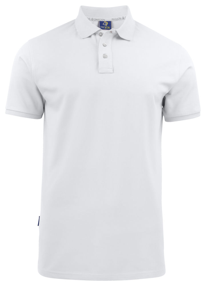 2021-white ProJob 2021 POLO PIQUÉ MANCHES COURTES