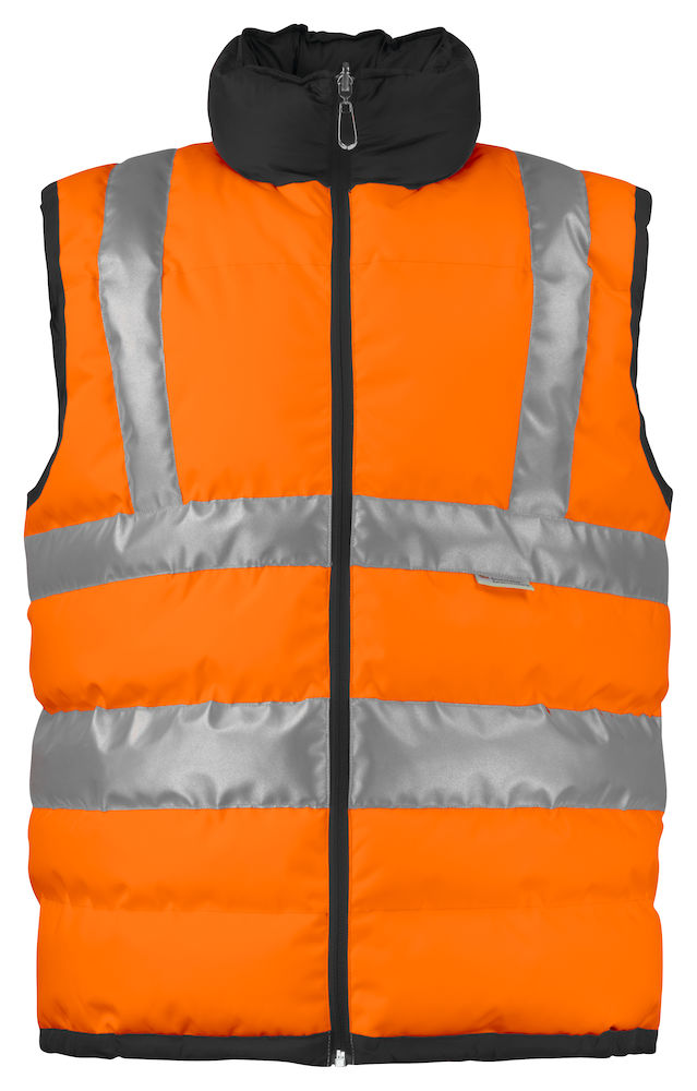 6708-orange ProJob 6708 GILET DOUBLÉ EN ISO 20471 CLASSE 2
