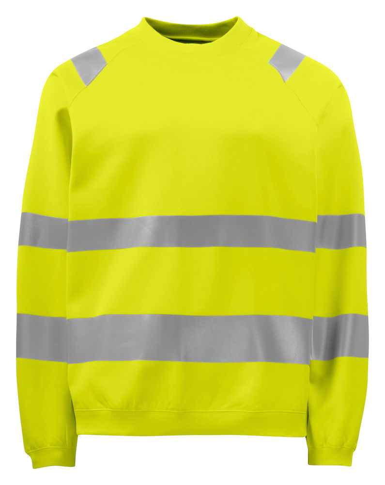 6106-gelb ProJob 6106 Sweatshirt EN ISO 20471 Kl. 3