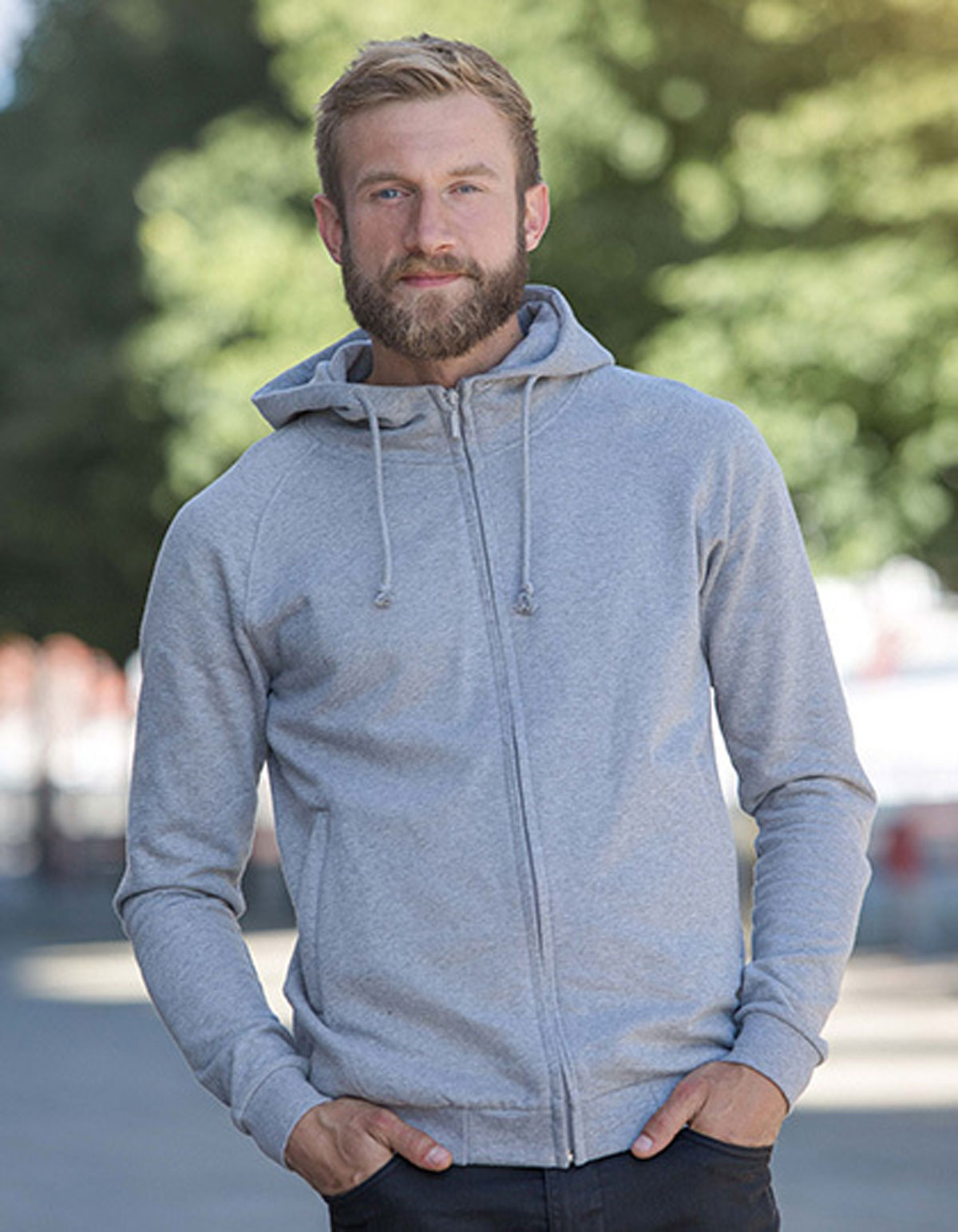NE63401-Foto1 Unisex Hoodie with Hidden Zip Neutral 63401
