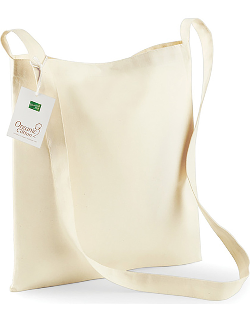 WM187-natural1 Organic Cotton Sling Bag Westford Mill WM187