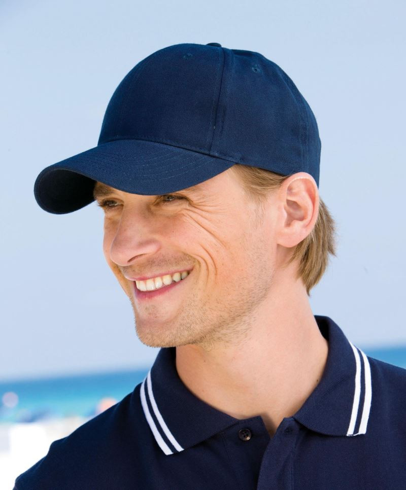 Brushed 6 Panel Cap Myrtle Beach MB6118 Brushed 6 Panel Cap Myrtle Beach MB6118