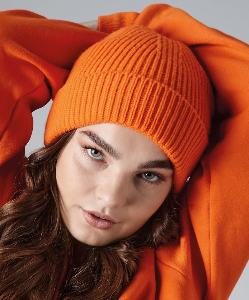 Engineered Knit Ribbed Beanie B380 Engineered Knit Ribbed Beanie B380