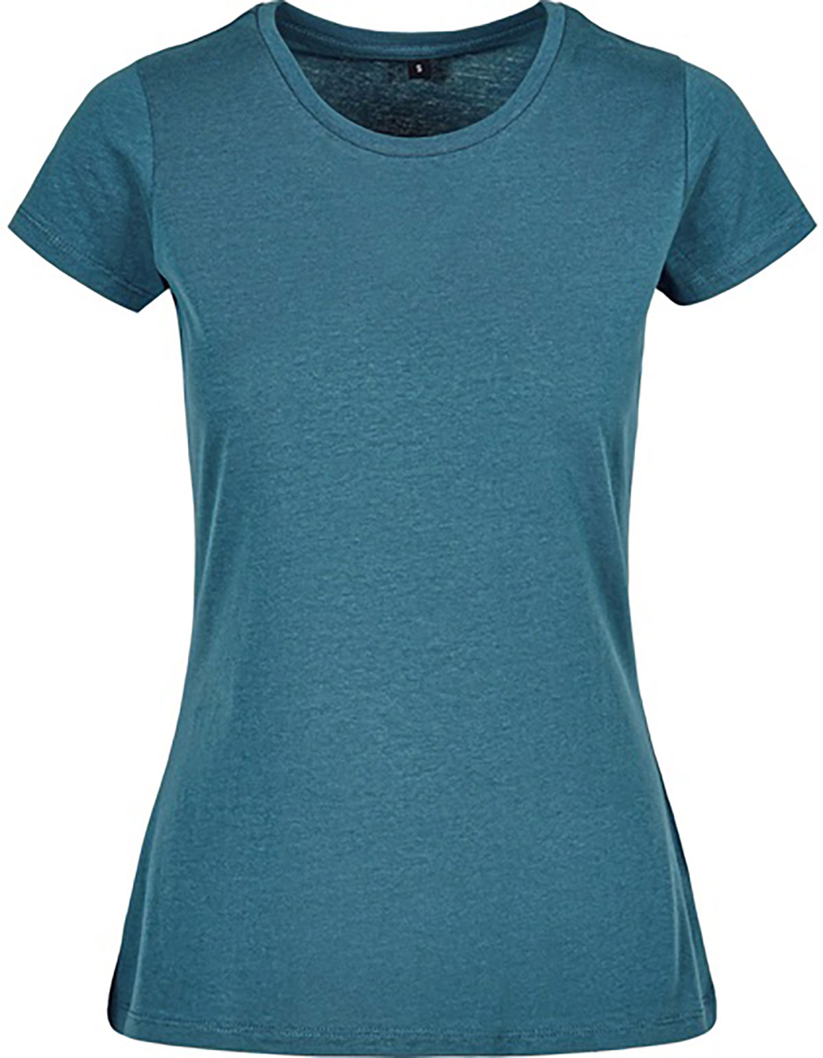 BYBB012-roundneck-T-shirt-ladies-teal teal
