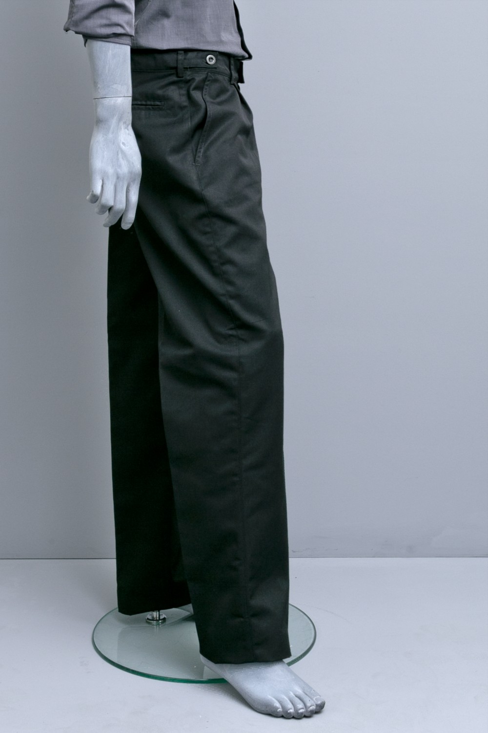 Kochhose-Unisex-schwarz-seite Kochhose Unisex schwarz