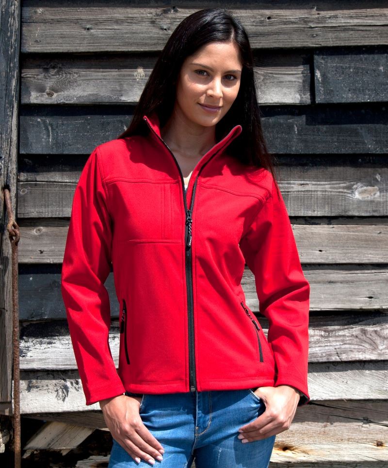 R121F-foto 3-Lagen Damen Softshell Jacke Result 121F