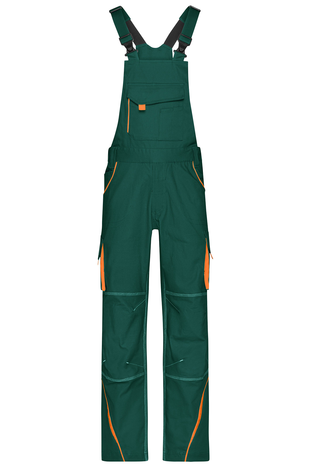 JN848-darkgreen-orange-1 dark green / orange