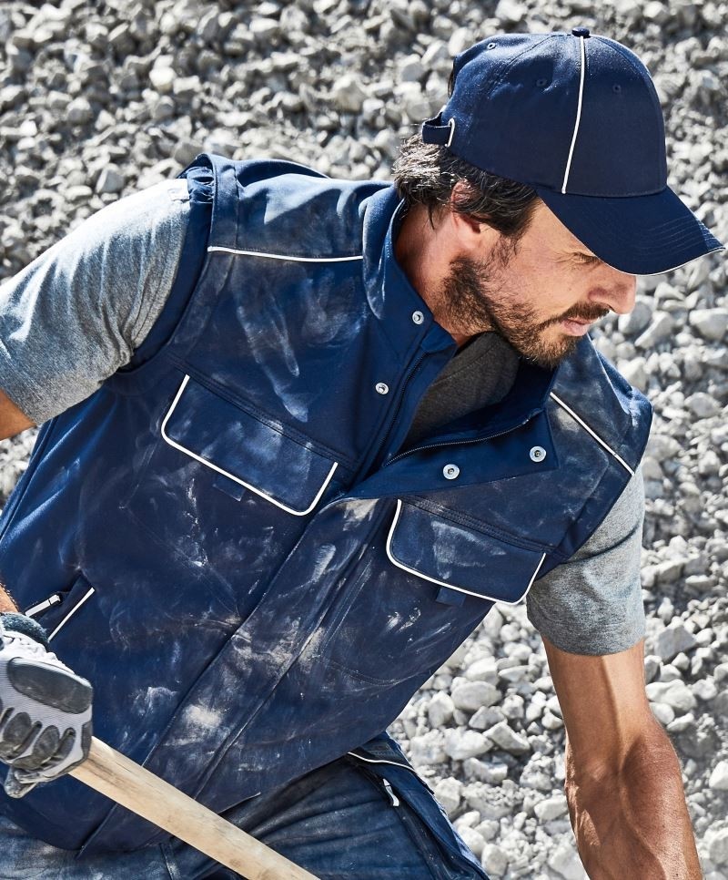 JN883-foto Workwear Softshell Vest -Solid- James&Nicholson JN883