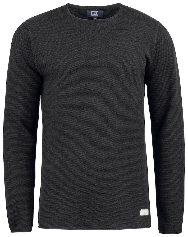 Carnation-sweater-men-anthracite-melange anthracite melange