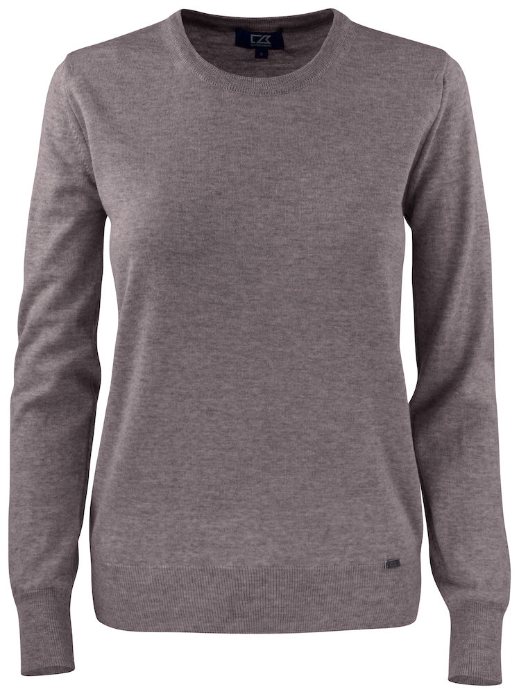 Kennewick-crewneck-ladies-nougat-melange nougat melange