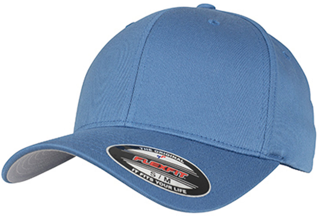 6277-slateblue Flexfit Wooly Combed Twill 6277 slate blue