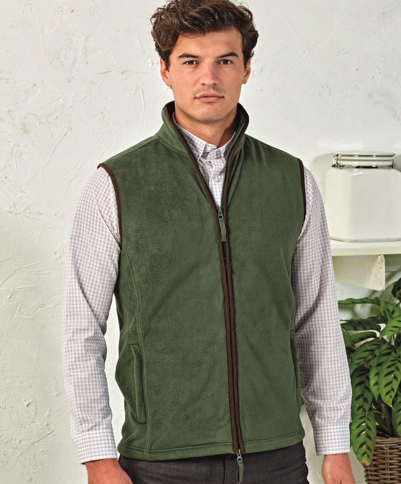 PR803-foto Men's Fleece Gilet Artisan Premier PR803
