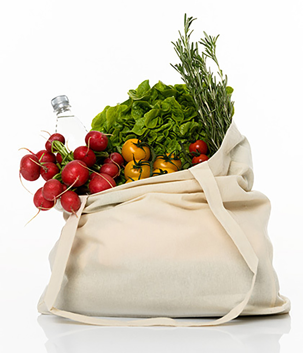 XT95-DET Baumwolltasche mit Seitenfalte lange Henkel Printwear XT95
