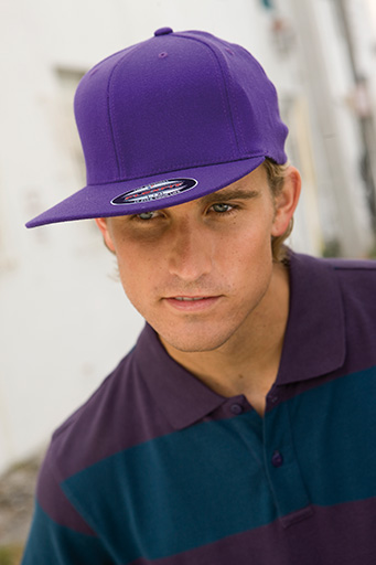 MB6184_xDET Flexfit® Flatpeak Cap MB6184