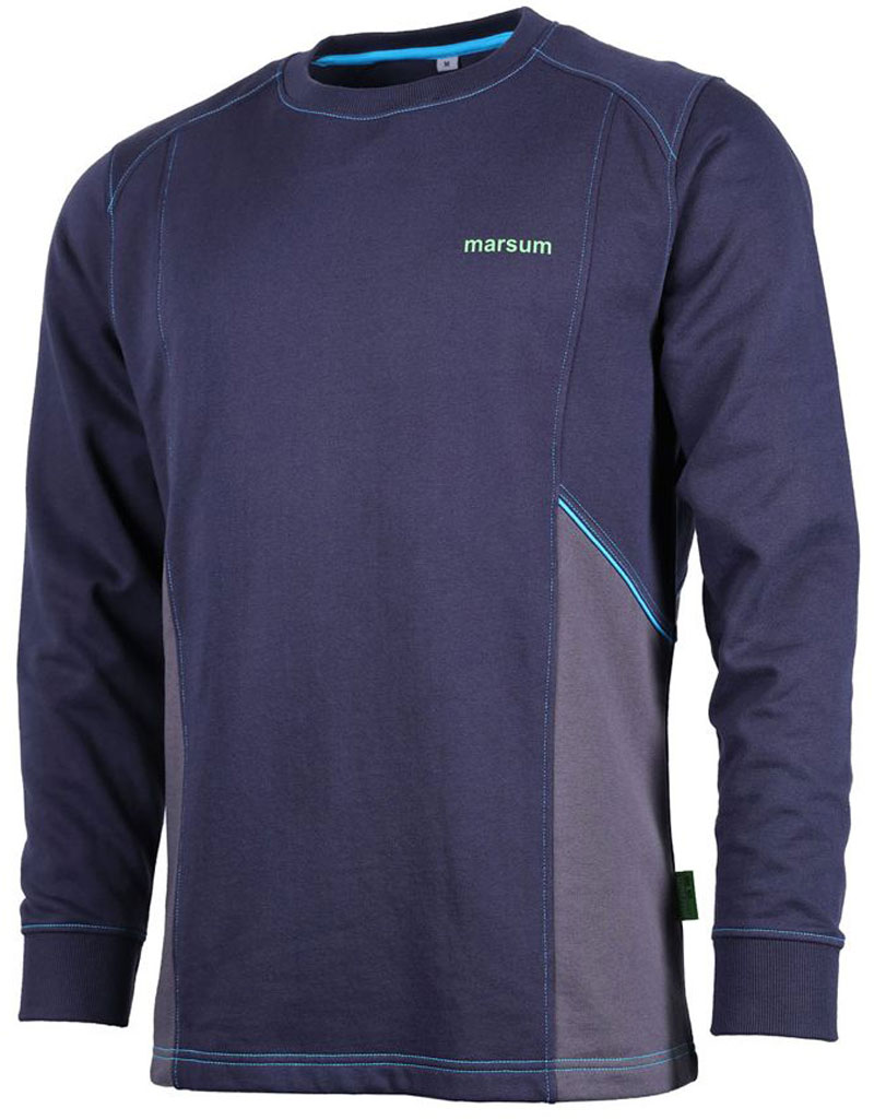 Sweatshirt Göschenen marsum grün & stark MA1026 Sweatshirt Göschenen marsum grün & stark MA1026
