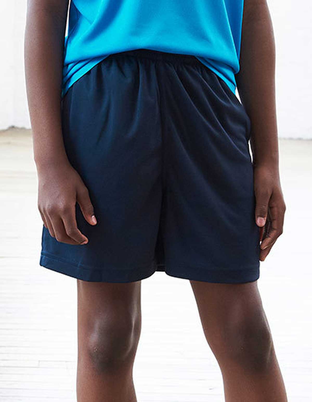 JC080J-DET Kids` Cool Short AWDis JC080J
